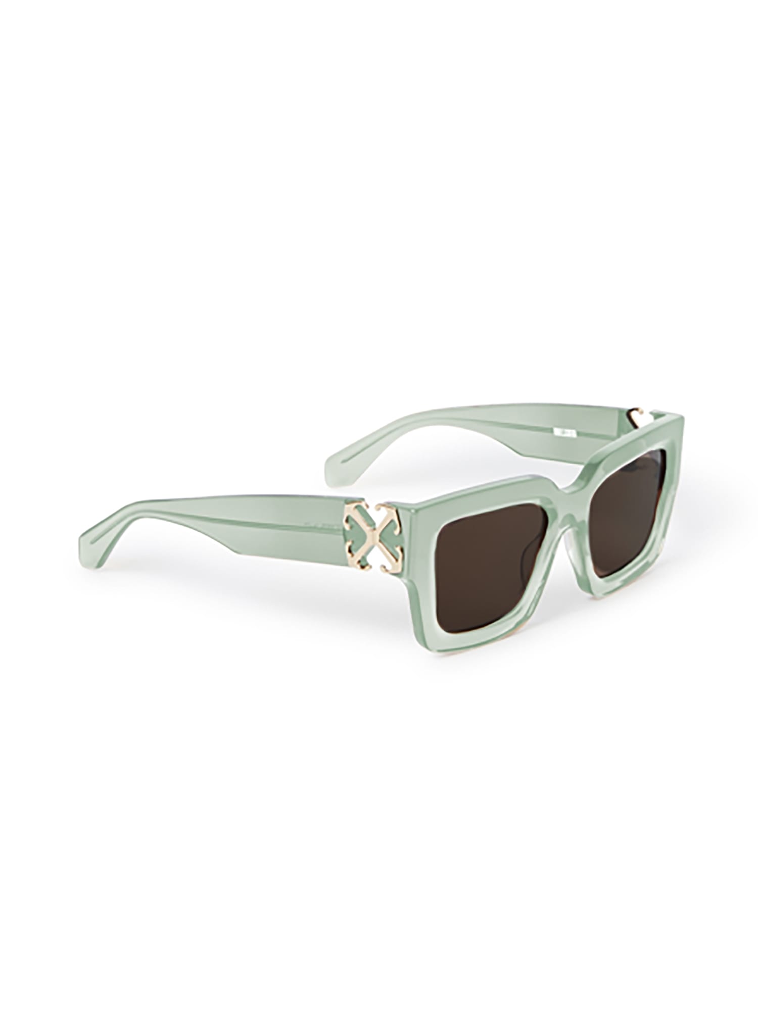 Off-white Oeri14d Mystic Sunglasses Eyewear In Sage Brown