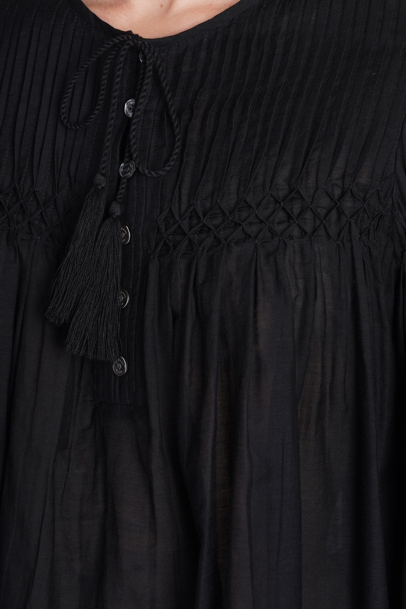 Shop Marant Etoile Axeliana Blouse In Black Cotton