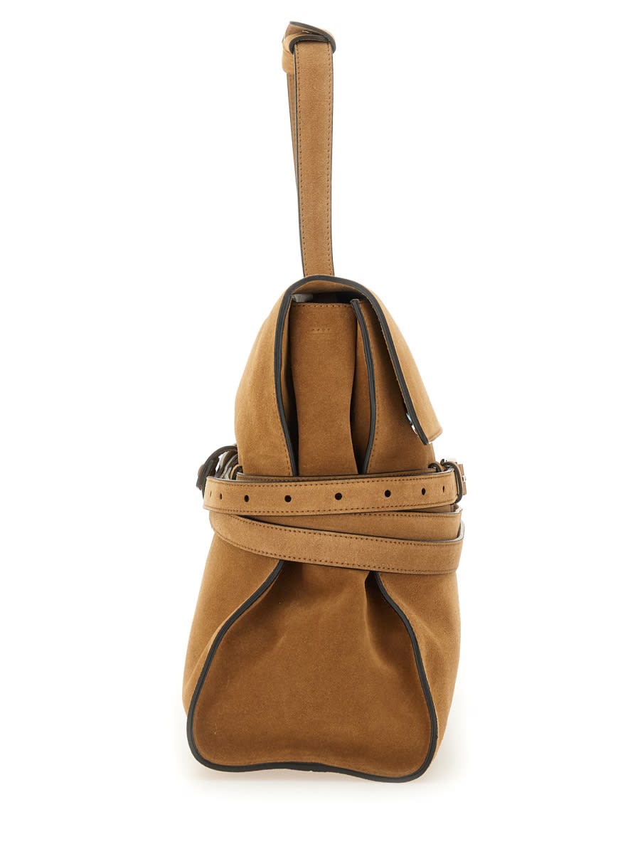 Moschino Tie Me Medium Bag In Orange