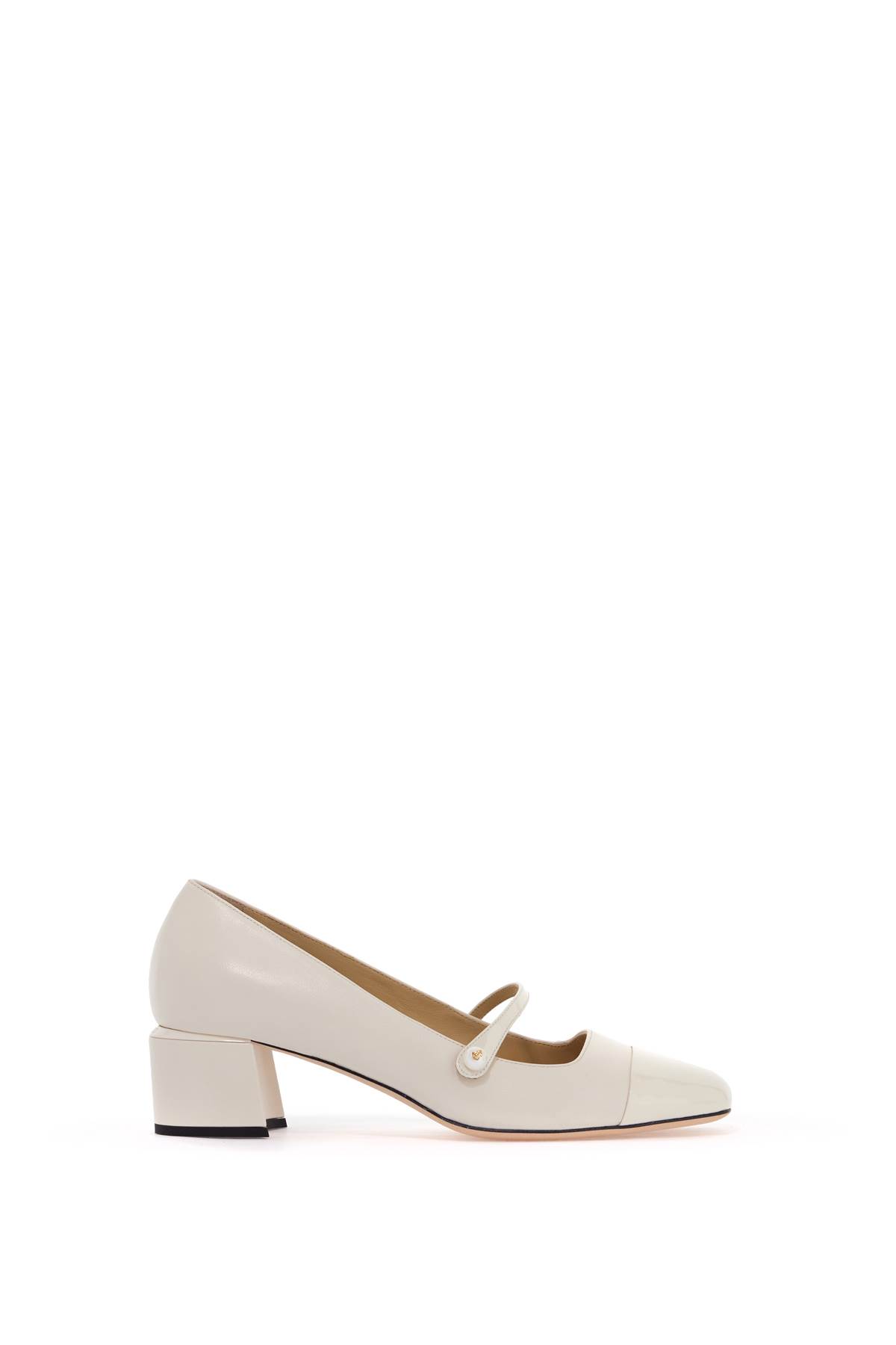 Shop Jimmy Choo Mary Jane Elisa In Latte Latte (black)