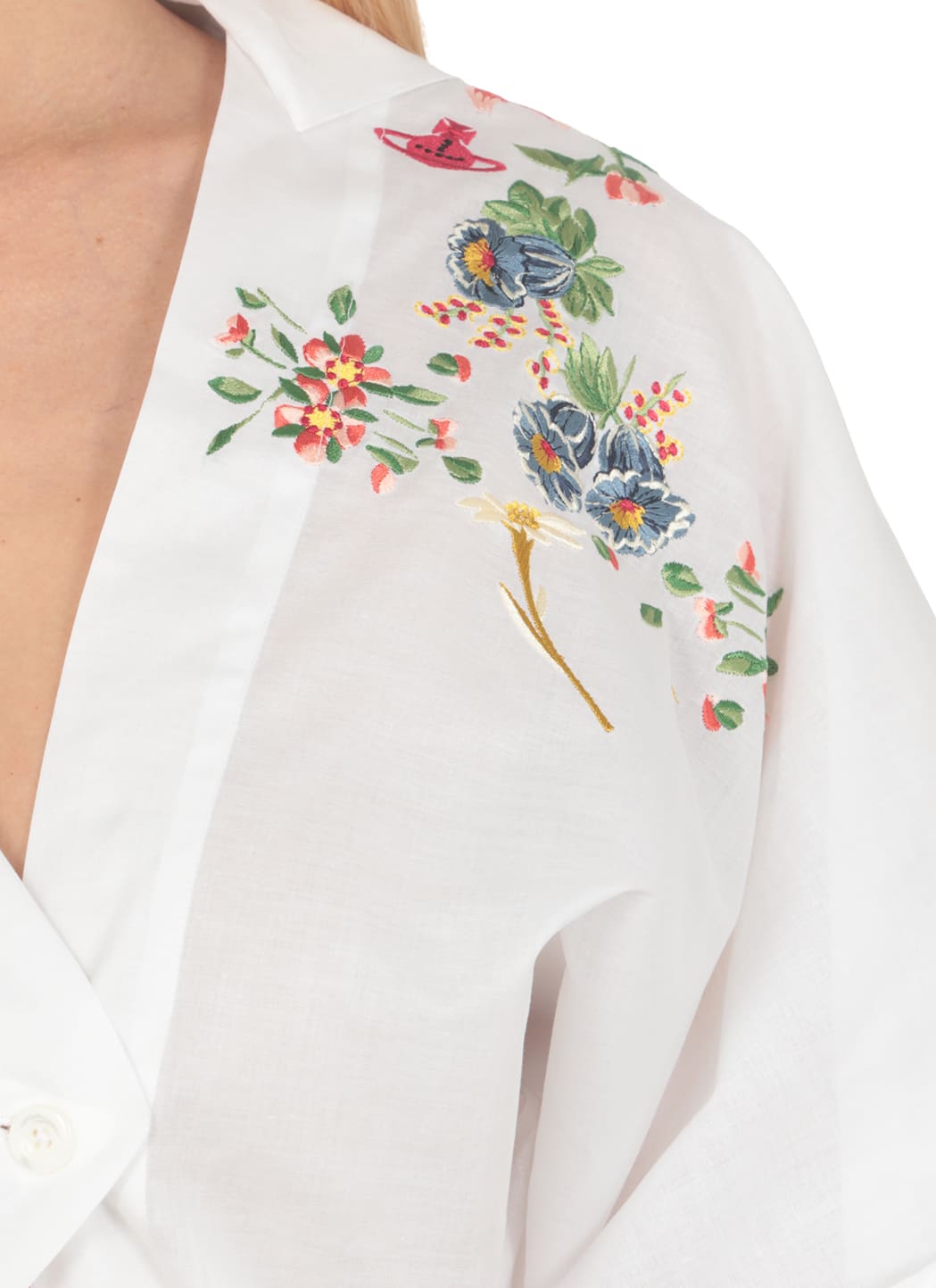 Shop Vivienne Westwood Natalie Shirt In White