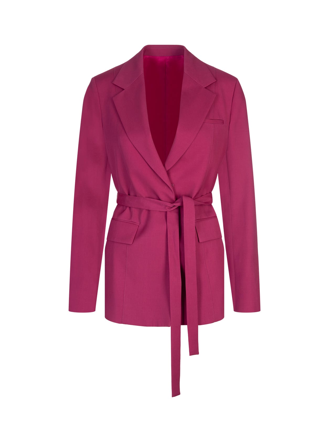 Fuchsia Belted Jacket