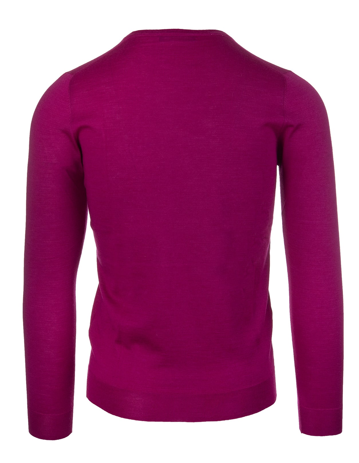 FEDELI FEDELI MAN V-NECK PULLOVER IN PURPLE SILK AND CASHMERE