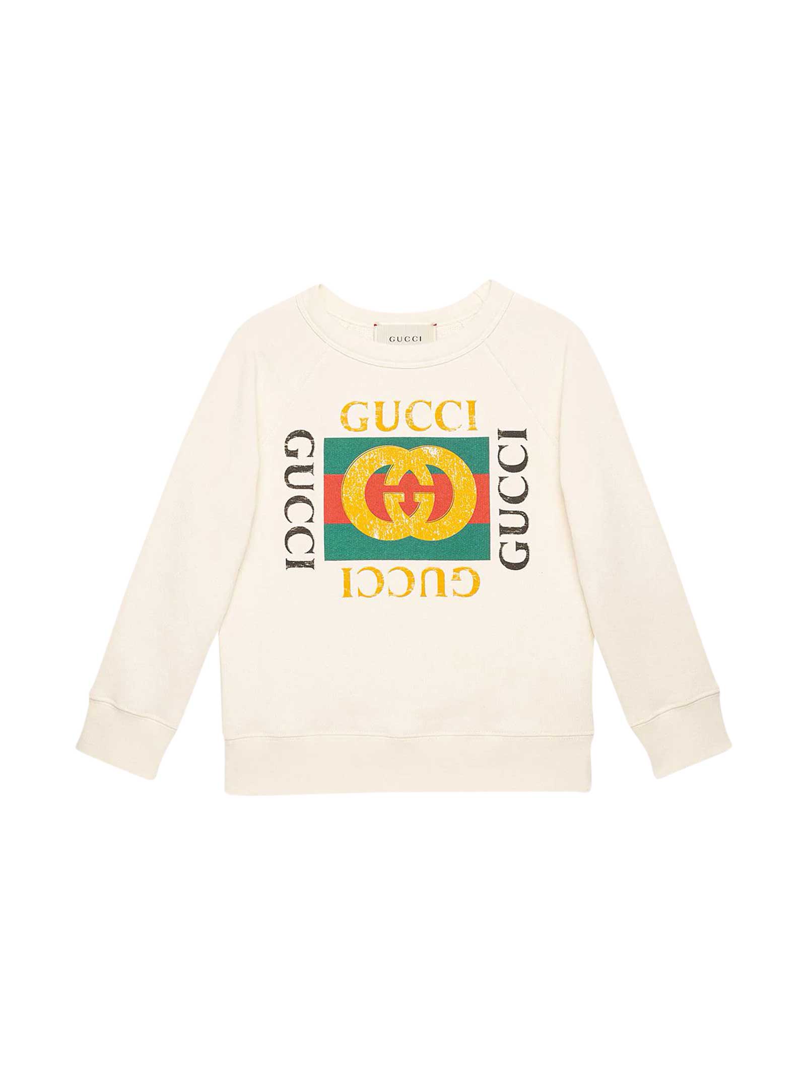 Gucci White Teen Sweatshirt