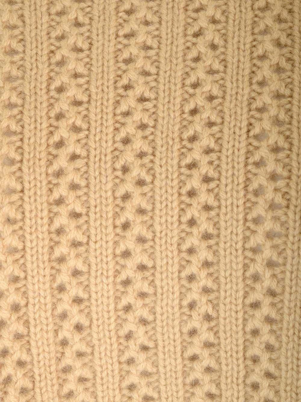 Max Mara Hodeida High Neck Cropped Cardigan In White
