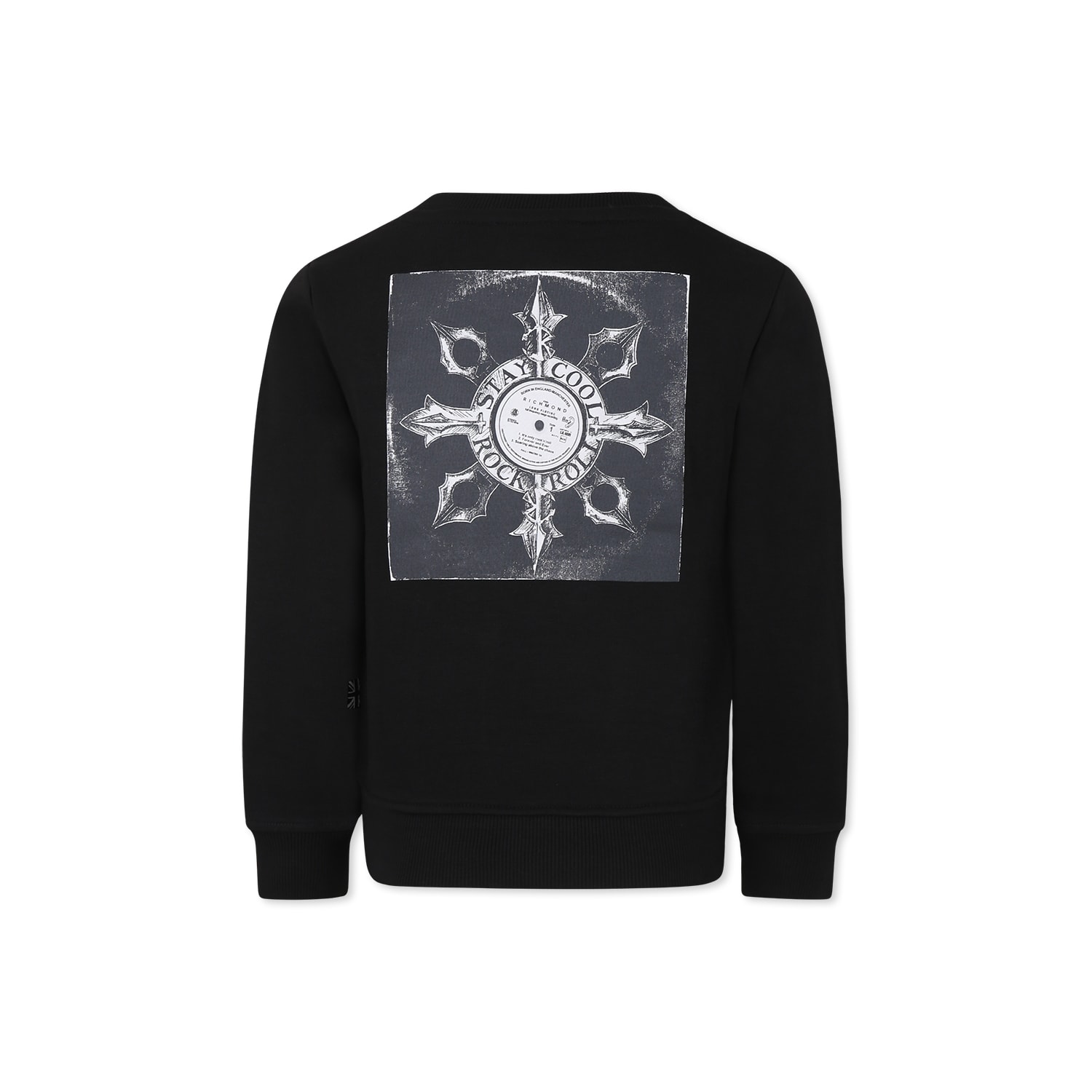 Richmond Black Sweatshirt For Boy In Black