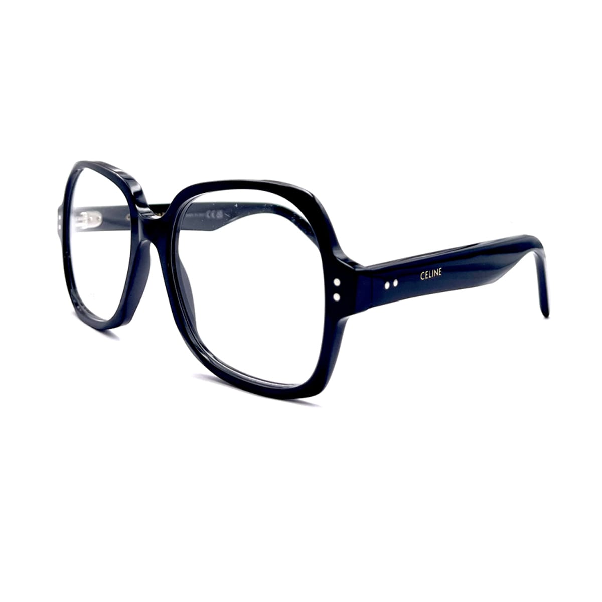 Shop Celine Cl50148i Cl50148i Thin 2 Dots 001 Glasses In Nero