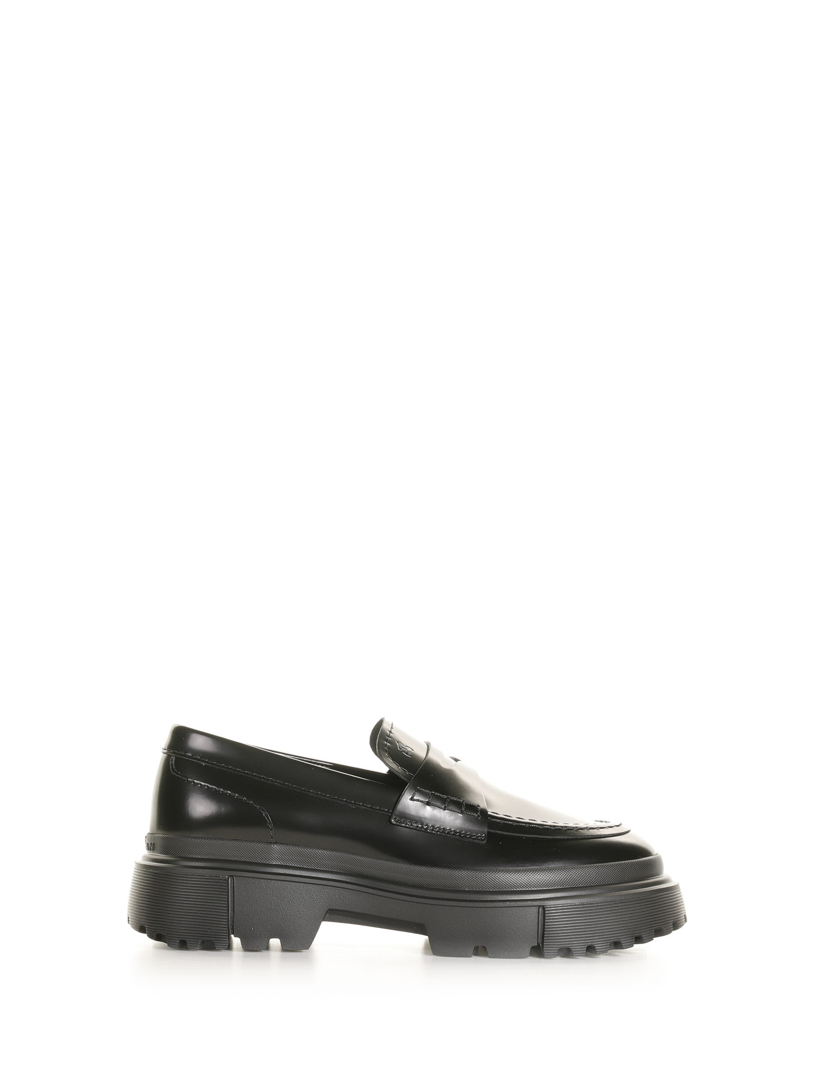 HOGAN H619 LOAFER IN LEATHER