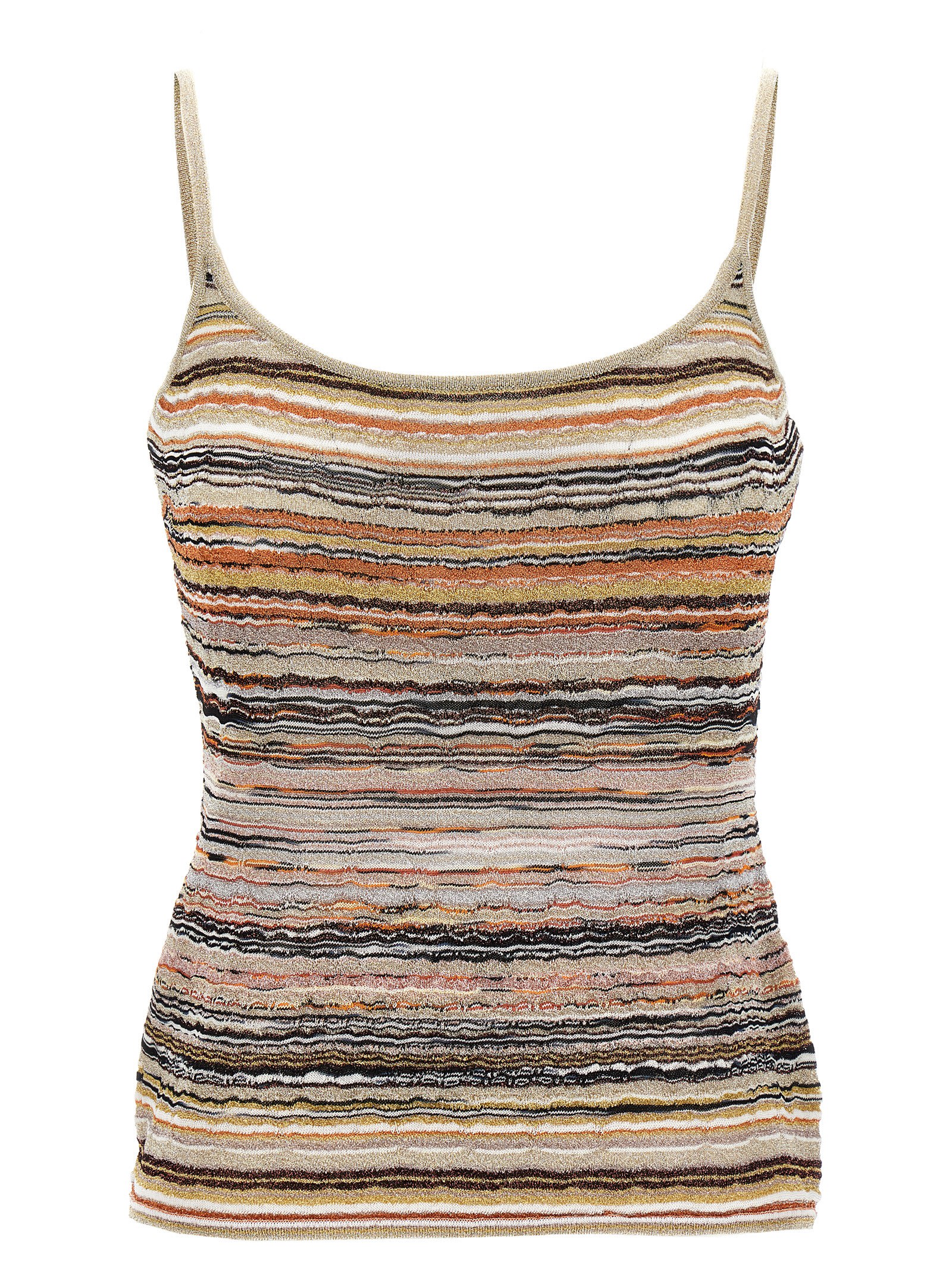 Missoni Wave Pattern Top Tops Multicolor In Neutral