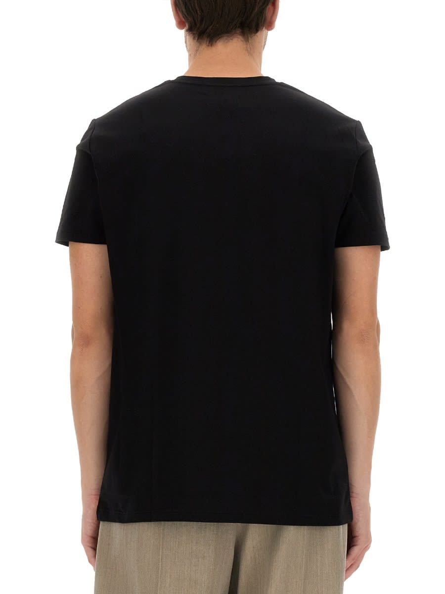 Shop Apc T-shirt With Logo In Black