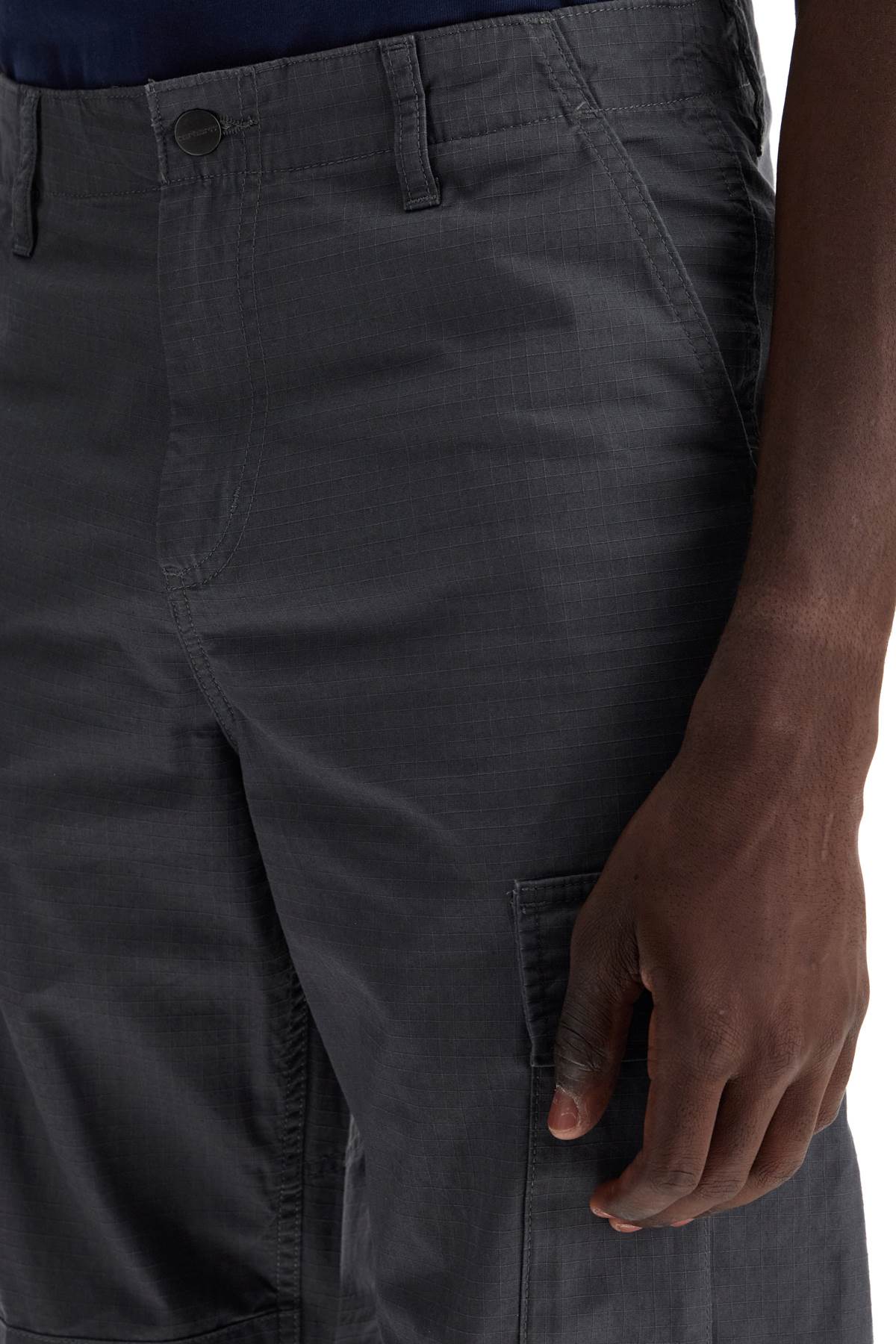 Carhartt Regular Cotton Ripstop Cargo Pants In Graphite (grey)