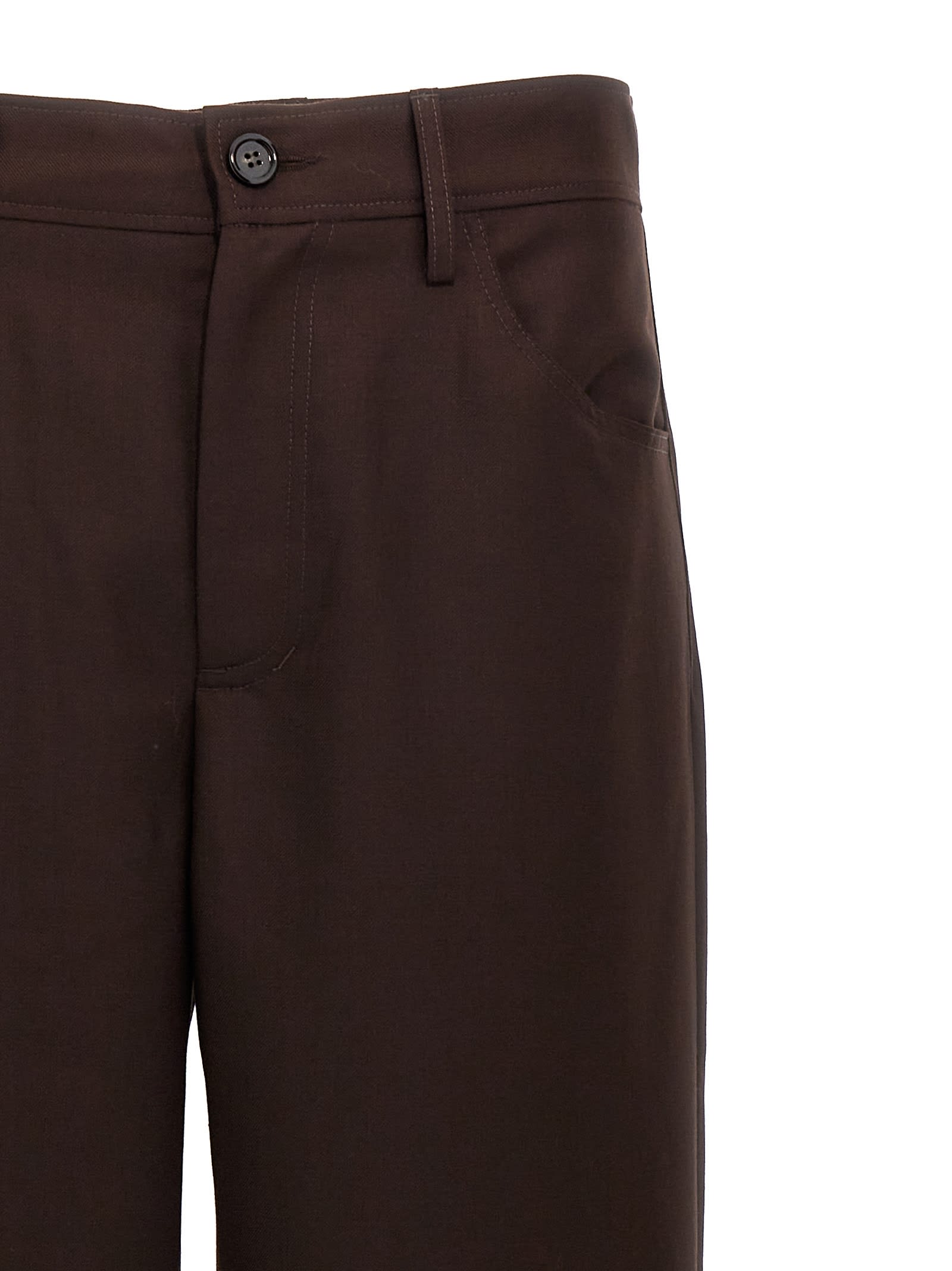 Shop Séfr Jiro Pants In Brown