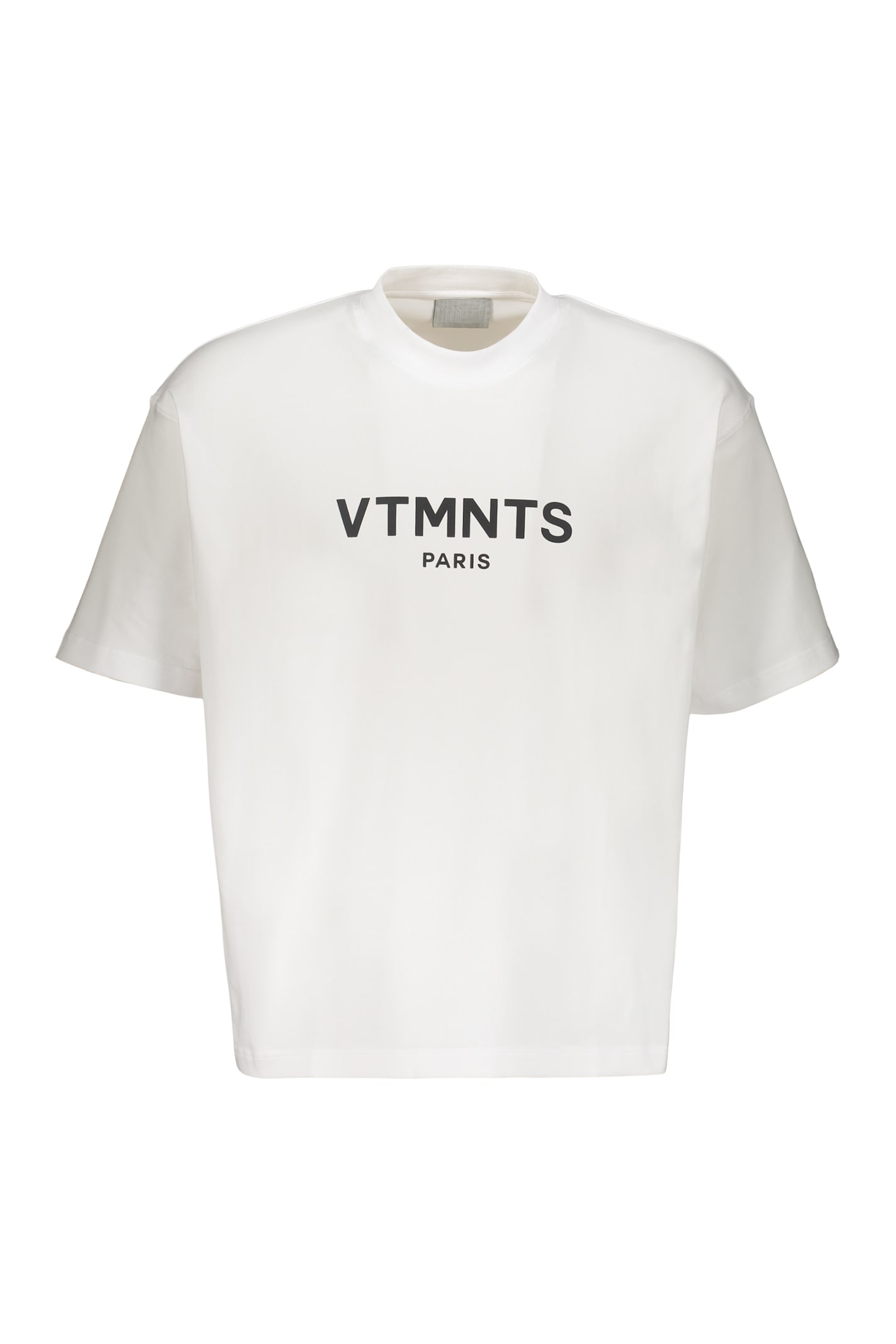 Vetements Logo Print T-shirt In White