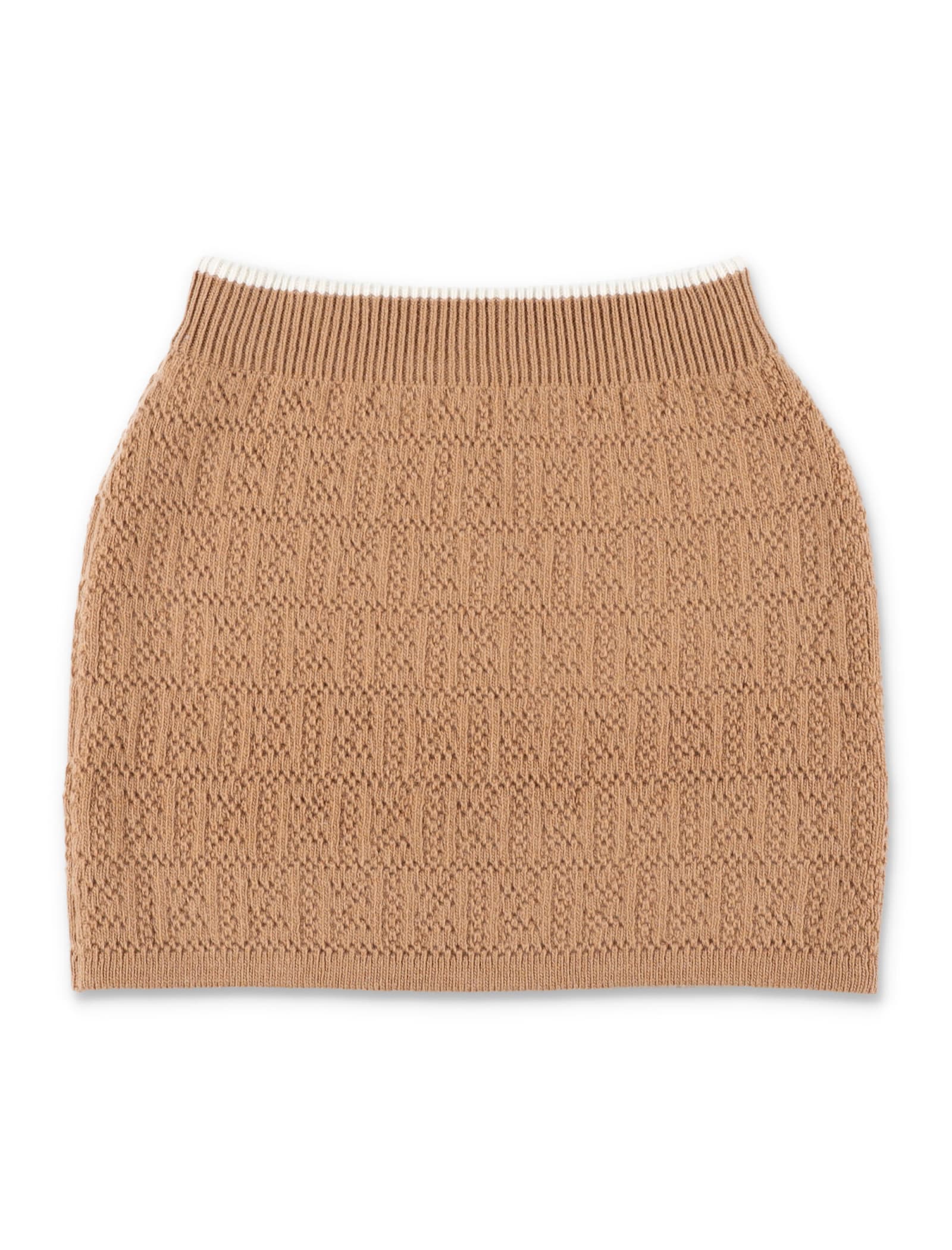 Fendi Ff Knit Mini Skirt