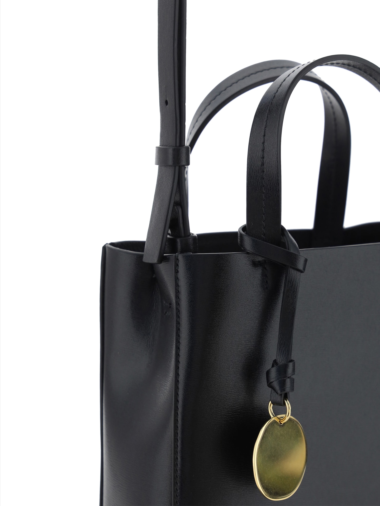 Shop Jil Sander Handbag In Black