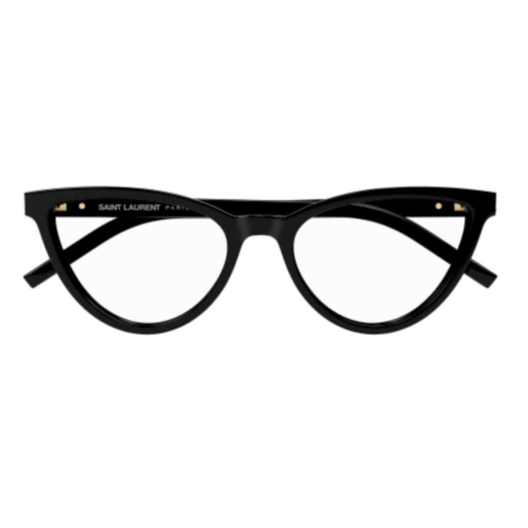 Shop Saint Laurent Sl M138 Sunglasses In Black-black-transparent