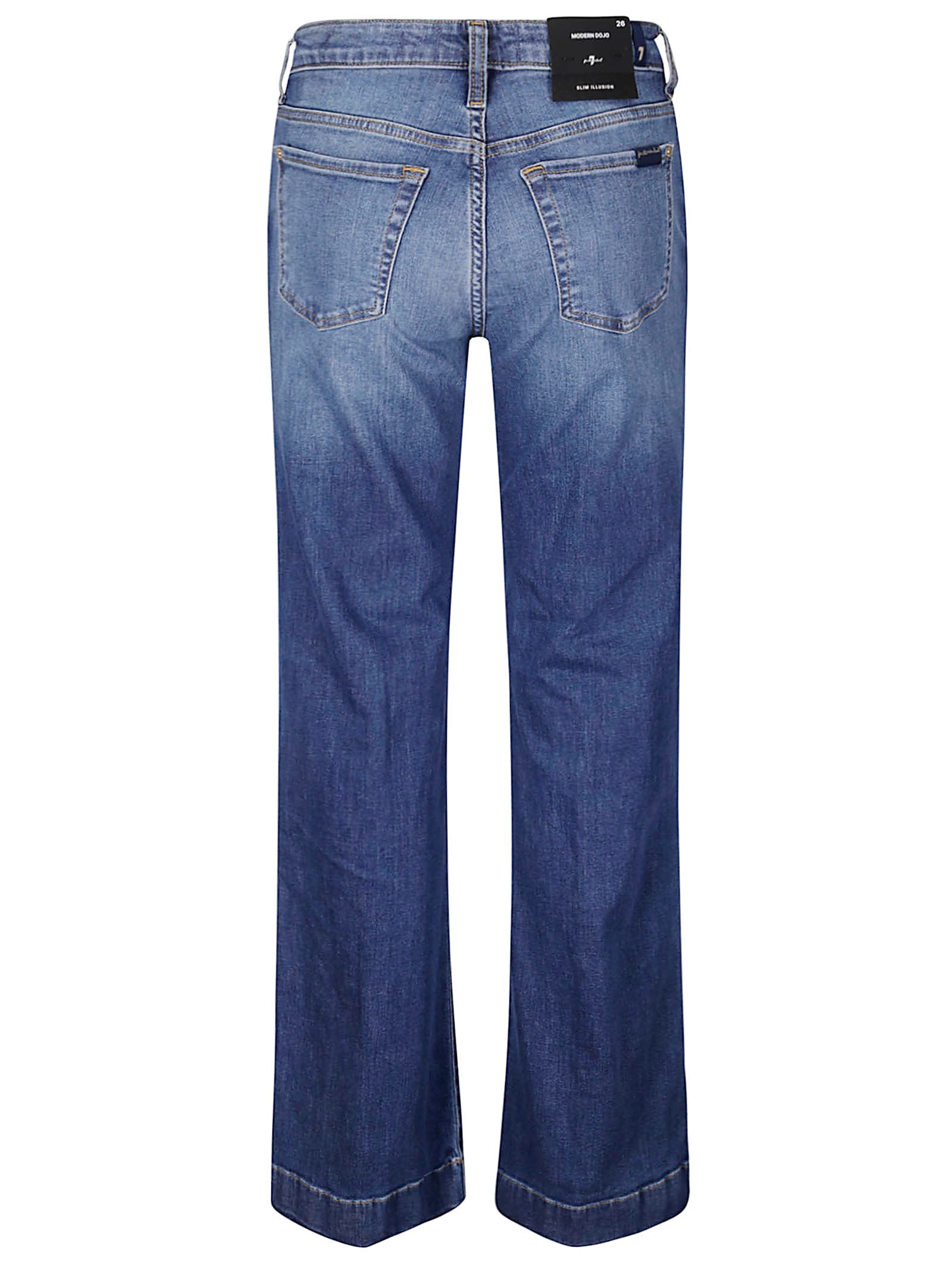 7 For All Mankind Modern Dojo Trousers With Carpenter Details In Blue