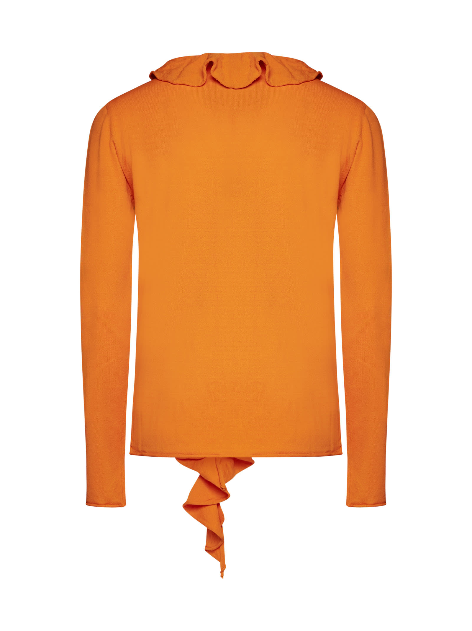 Shop Semicouture Cardigan In Orange