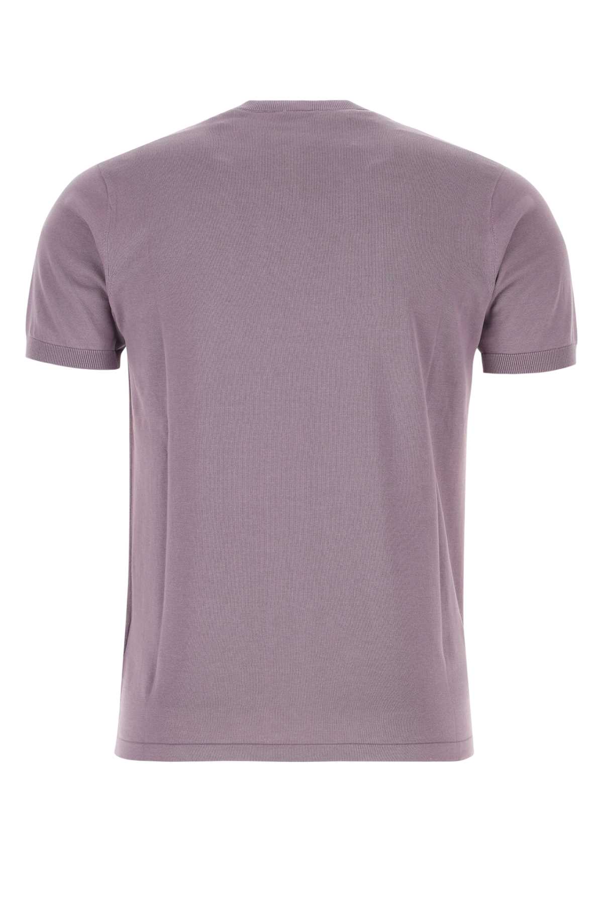 Aspesi Lilac Cotton T-shirt In 01148