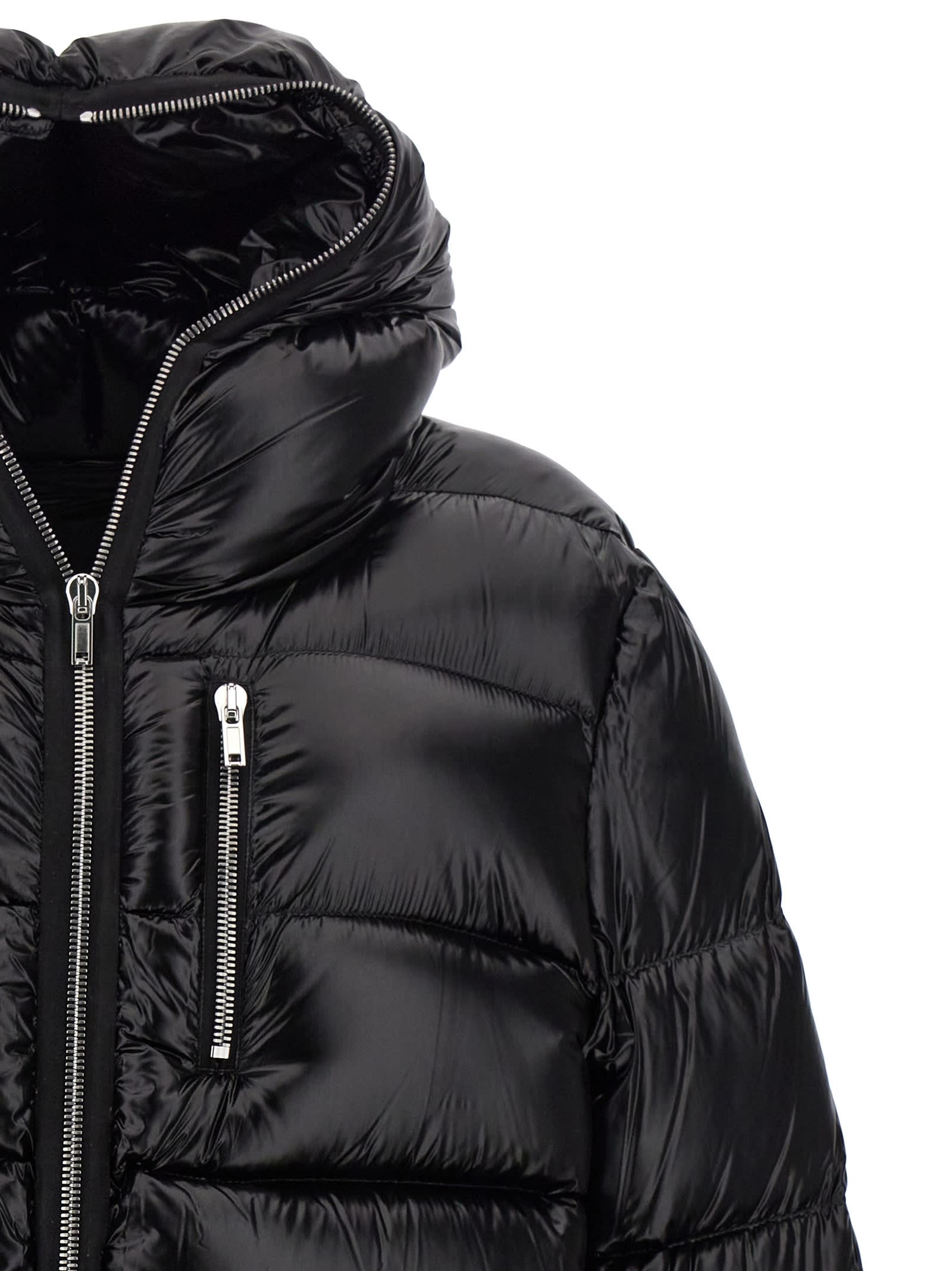 Shop Rick Owens Sealed Down Jacket In Black