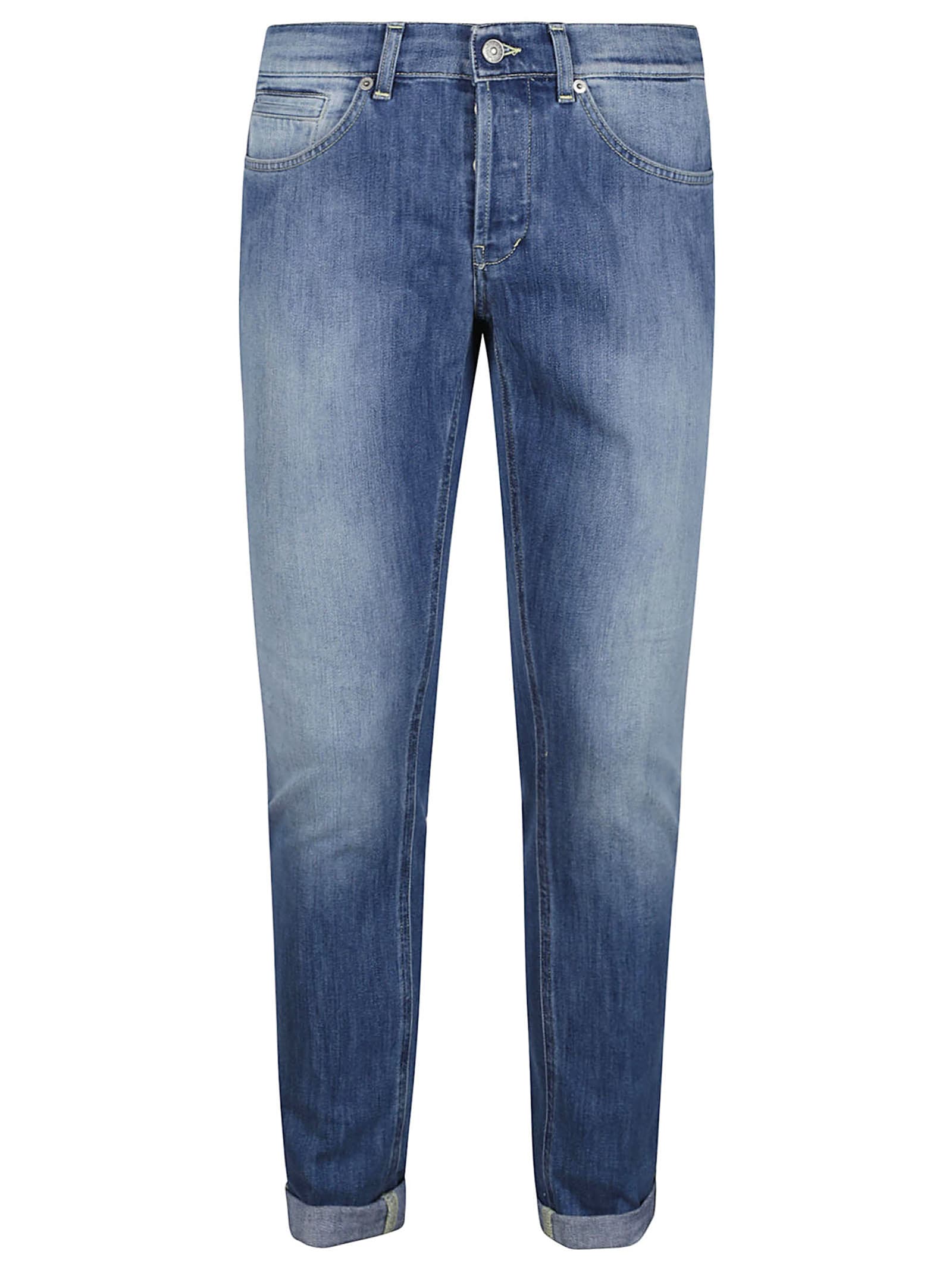 Shop Dondup George Jeans In Blue Denim