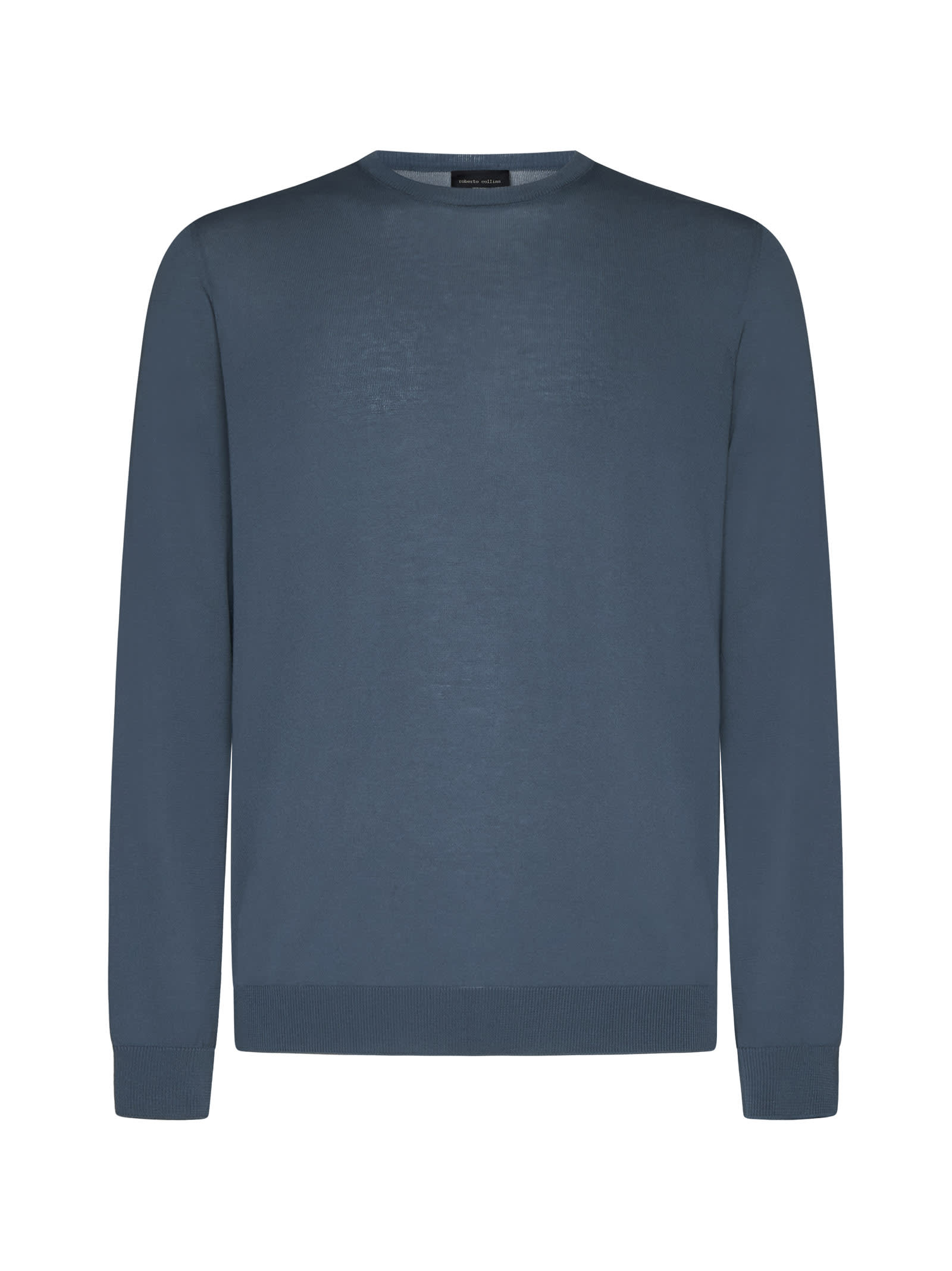Shop Roberto Collina Sweater In Avion Blue