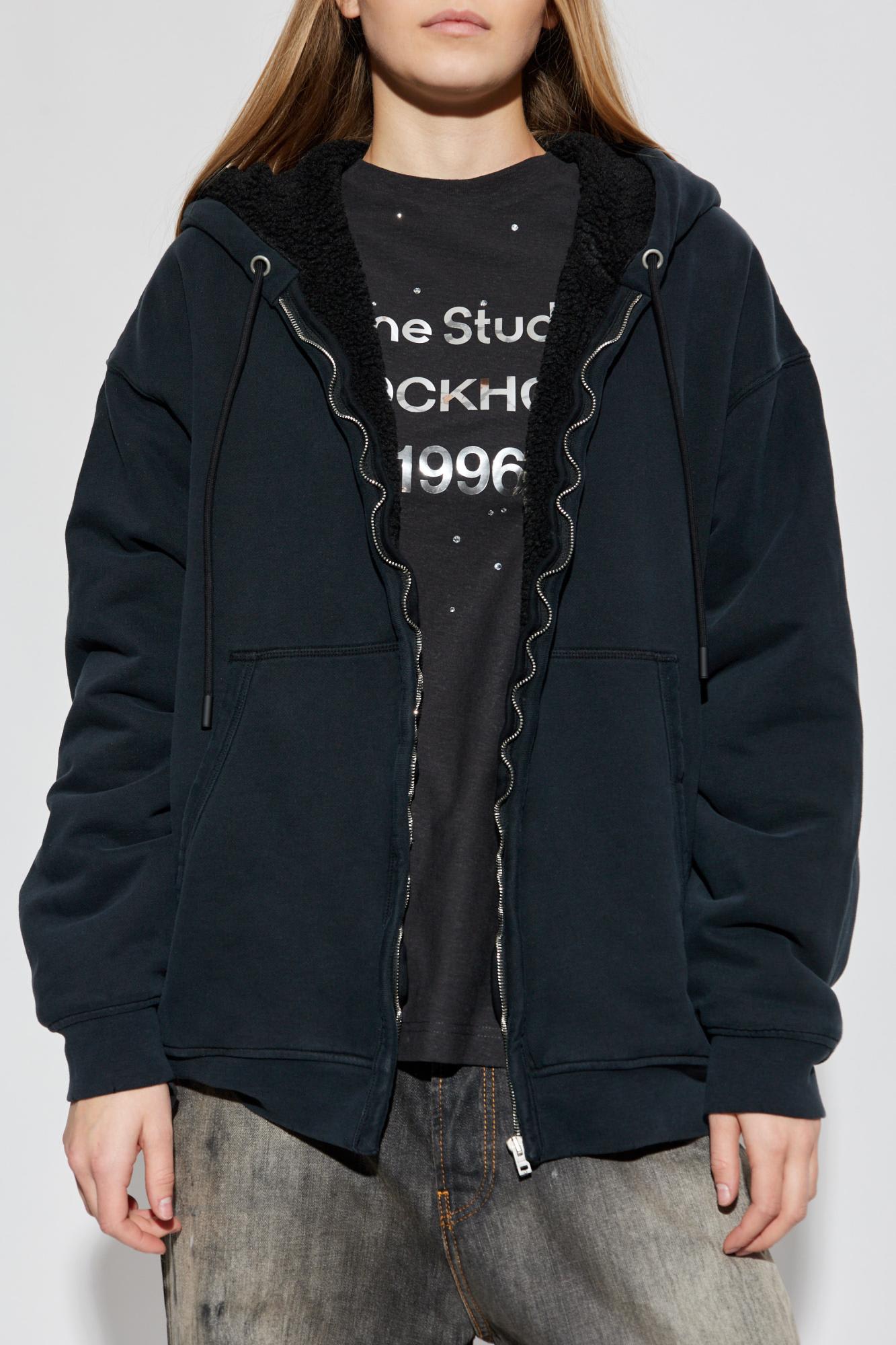 Acne Studios Hoodie In Blue