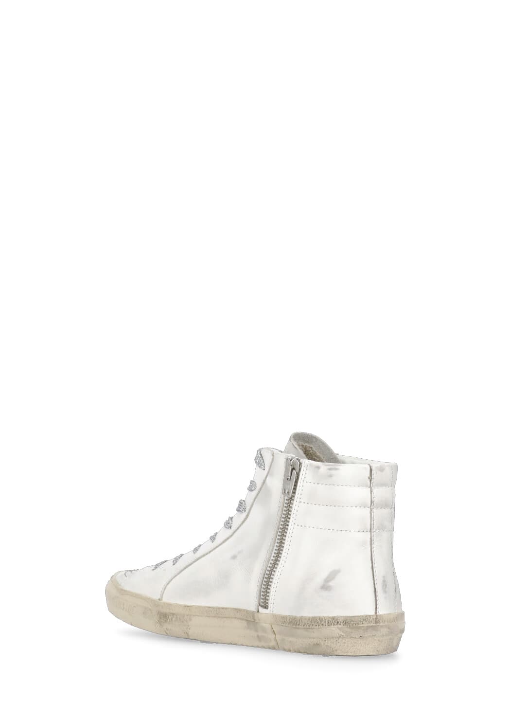 Shop Golden Goose Slide Classic Sneakers In White