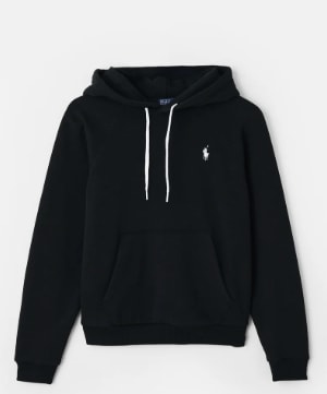 Polo Ralph Lauren Prl Shrknhd Long Sleeve Sweatshirt In Black