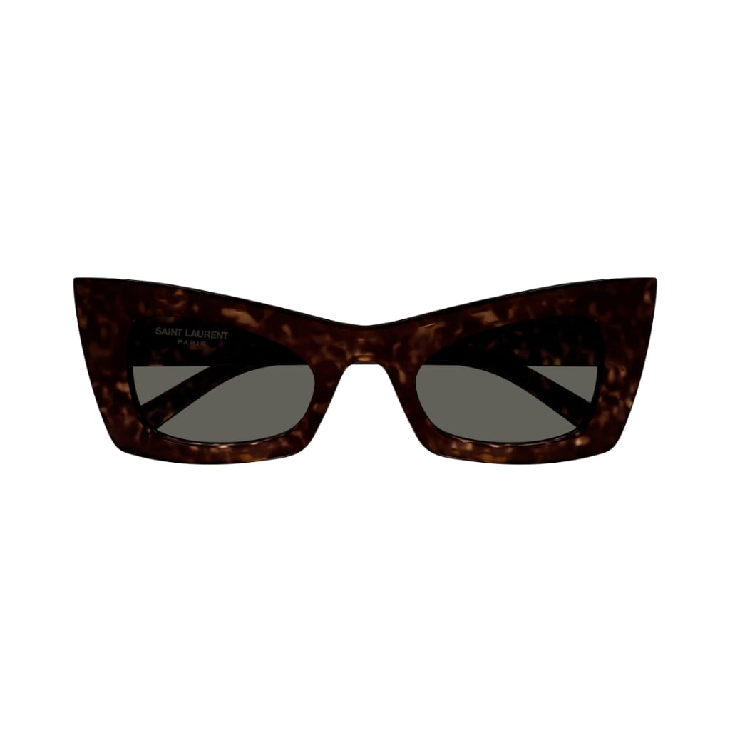 Saint Laurent Sl 702 002 Sunglasses In Brown