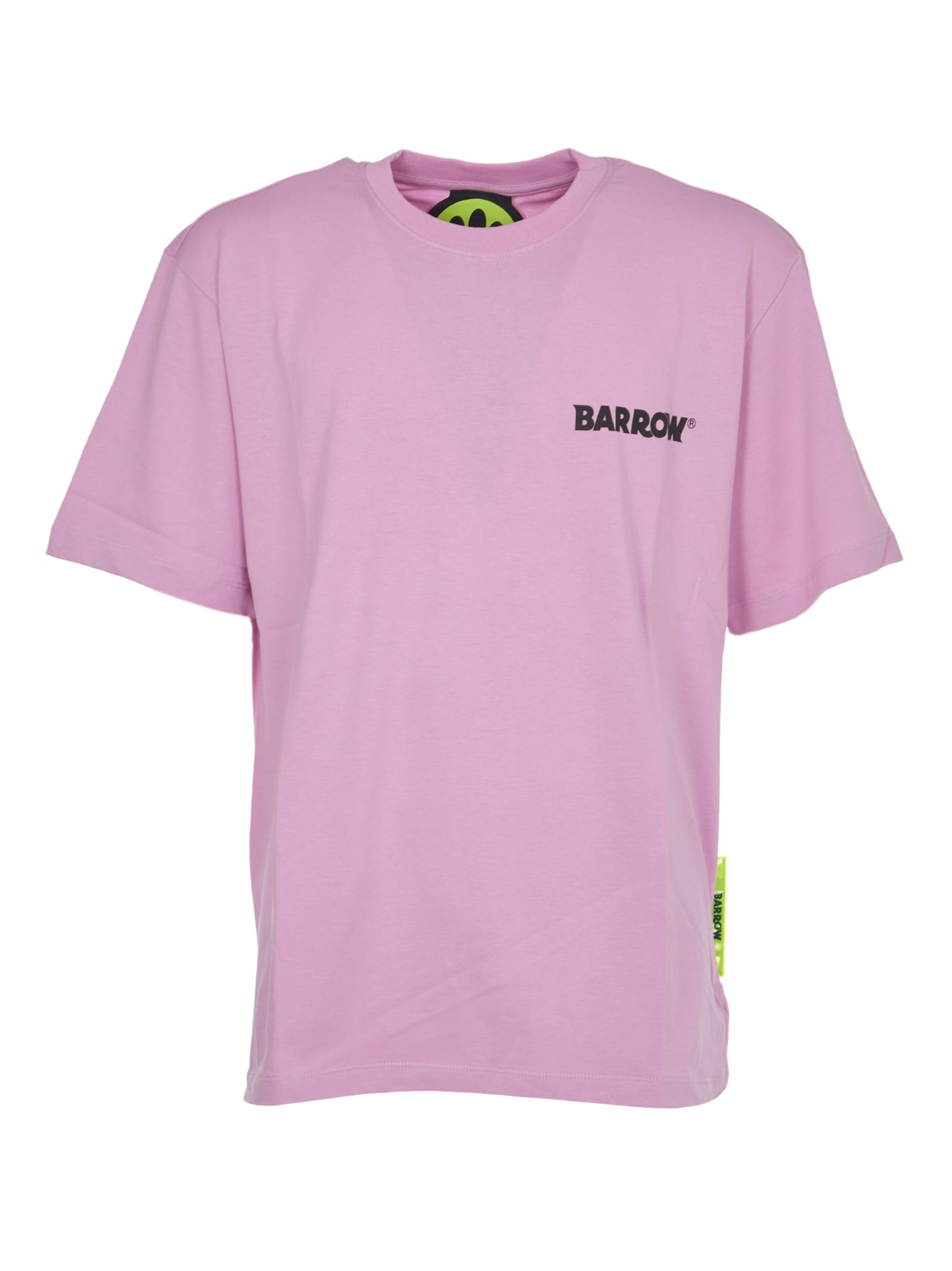 Barrow Pink T-shirt With Maxi Logo