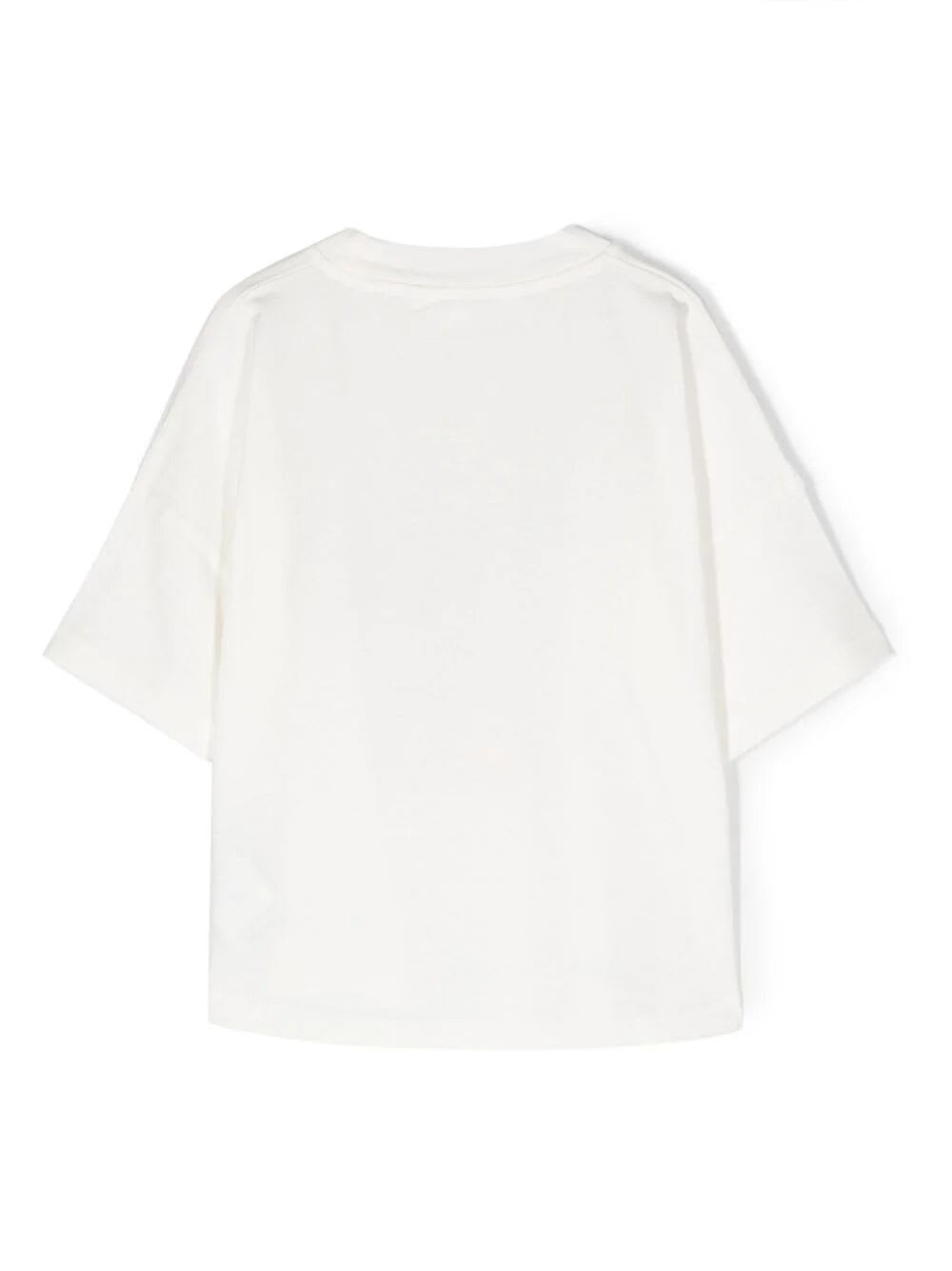 Shop Palm Angels Neon Palms Oversize T-shirt In Off White