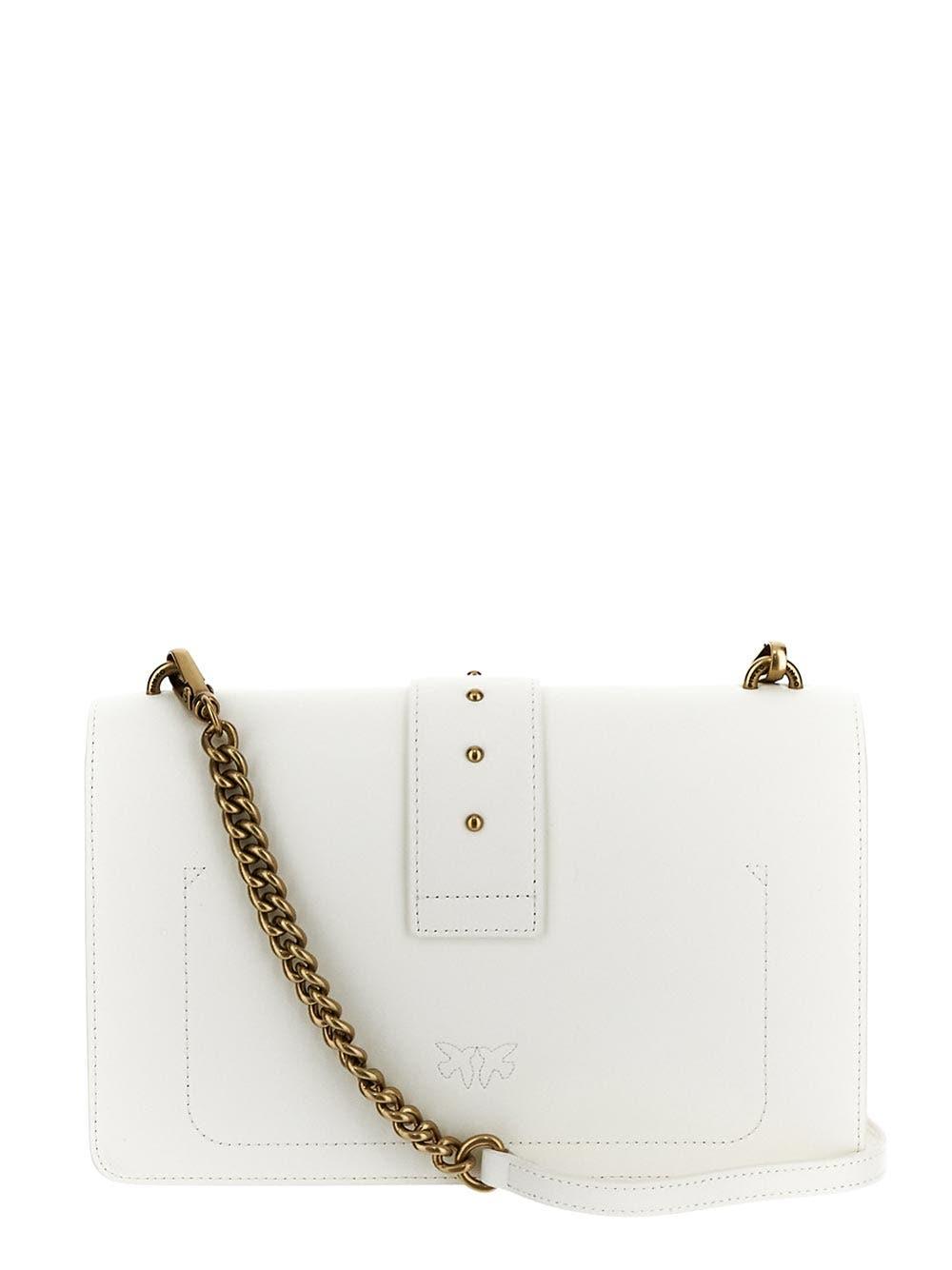Shop Pinko Classic Love Bag Icon Simply  In White