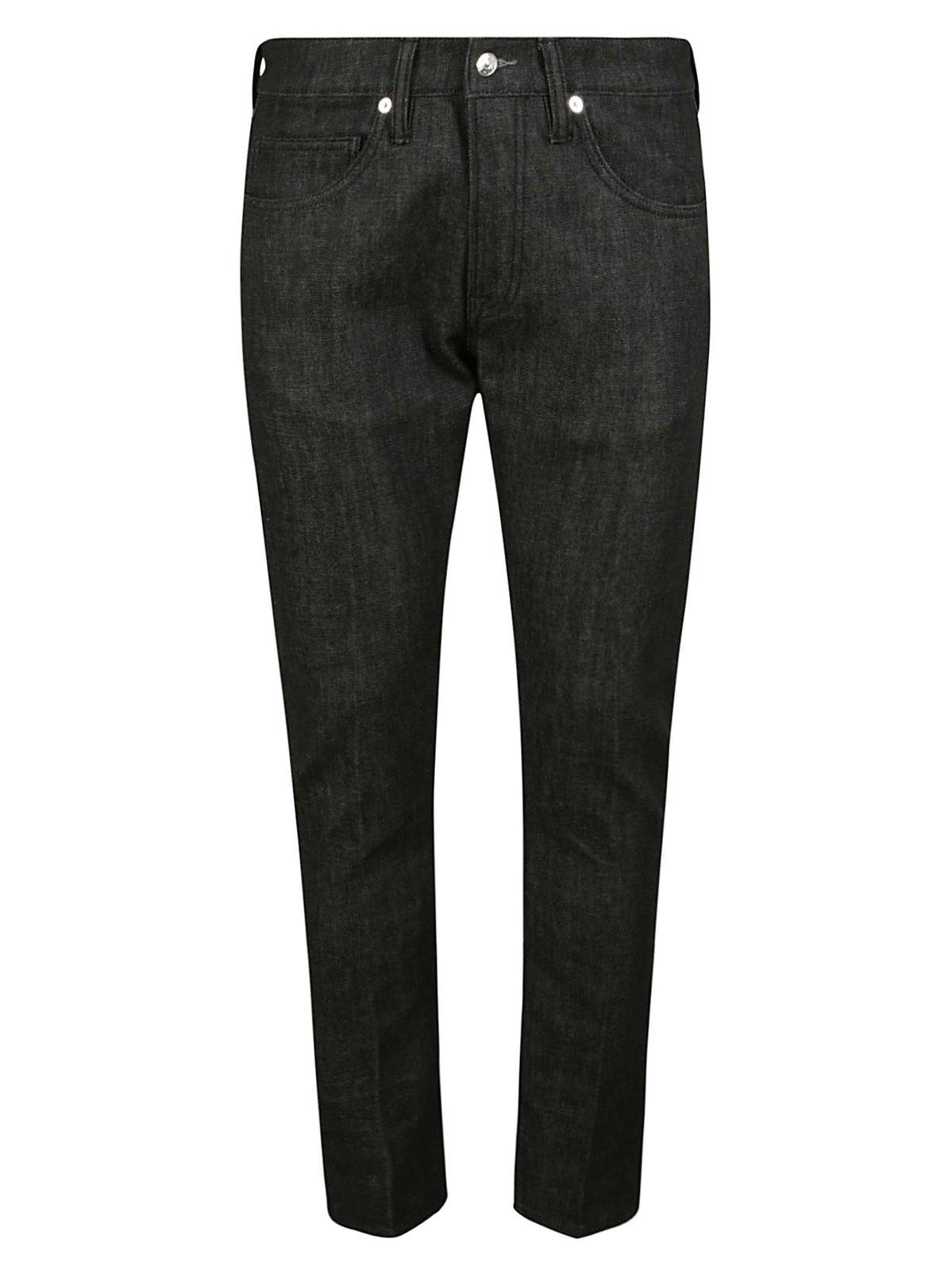 Nine In The Morning Straight-leg Slim-cut Jeans In Black