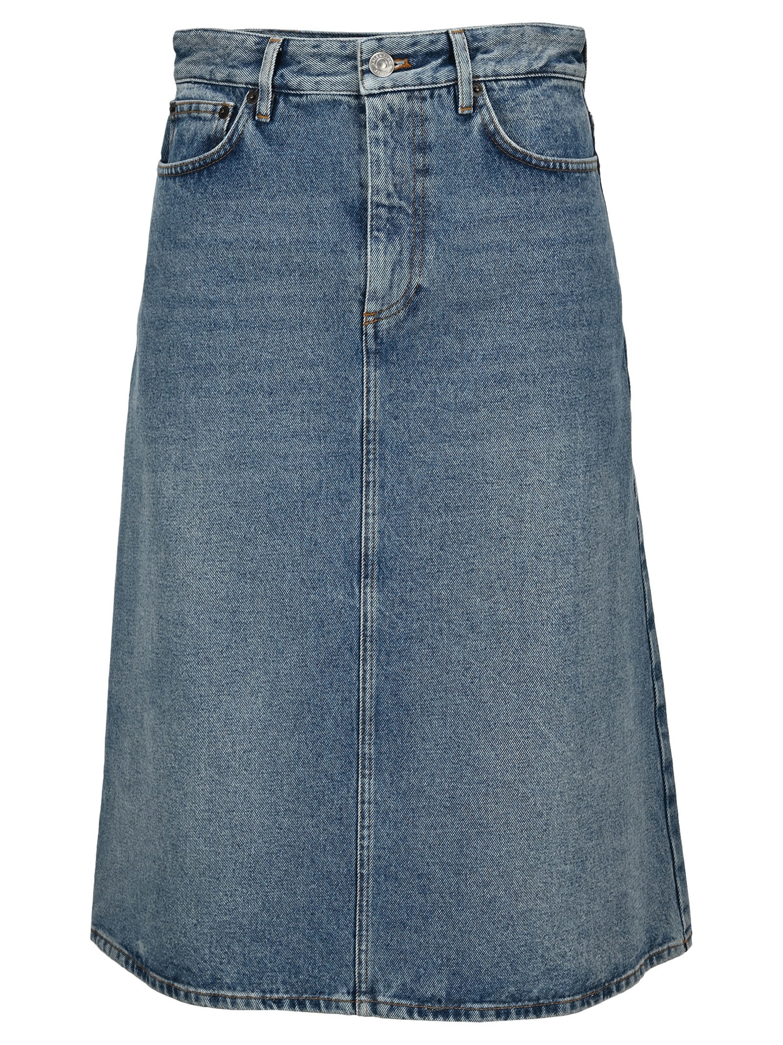 Balenciaga Five Pockets Denim Skirt