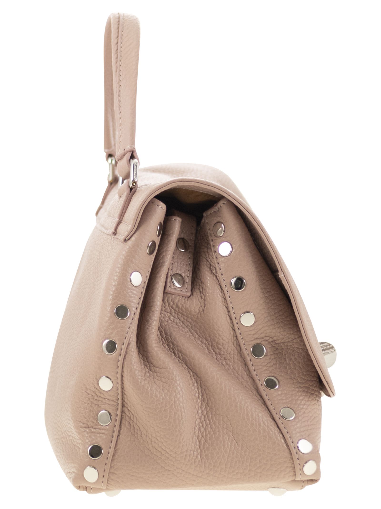 Zanellato Postina Leather Shoulder Bag In Pink