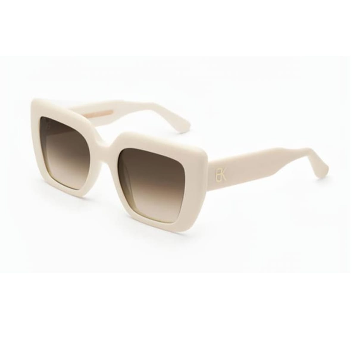 Emmanuelle Khanh Emmanuel Kahn Foxy 201 Malibu Avorio Sunglasses In Neutral