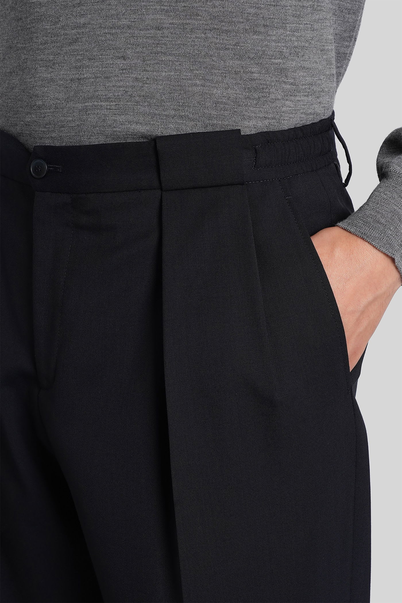 Briglia 1949 Portobellos Cotone Tecnico Trousers In Black