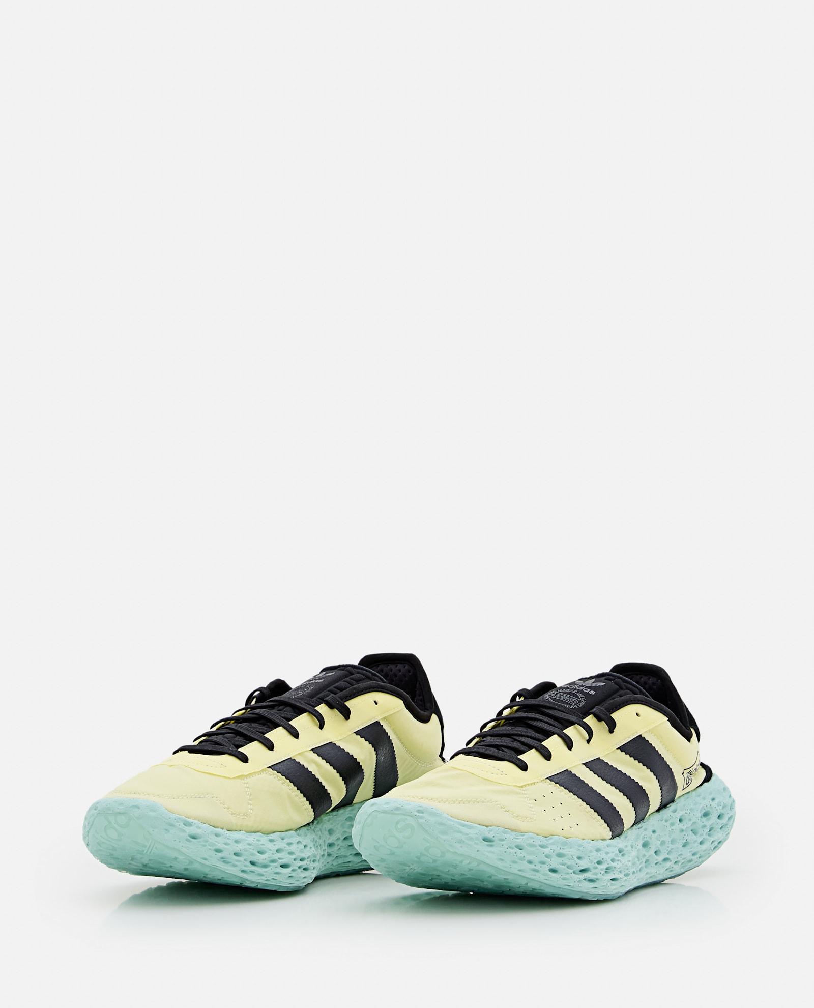 Adidas Originals Zponge Perforated Rubber Sole Sneaker In Ice Yellow