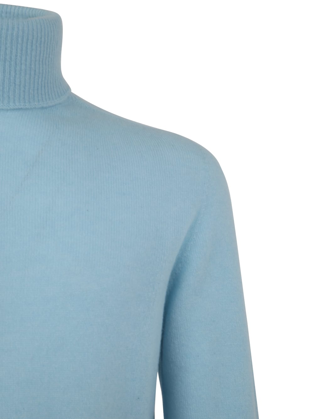 Shop Md75 Cashmere Turtle Neck Sweater In Light Blue