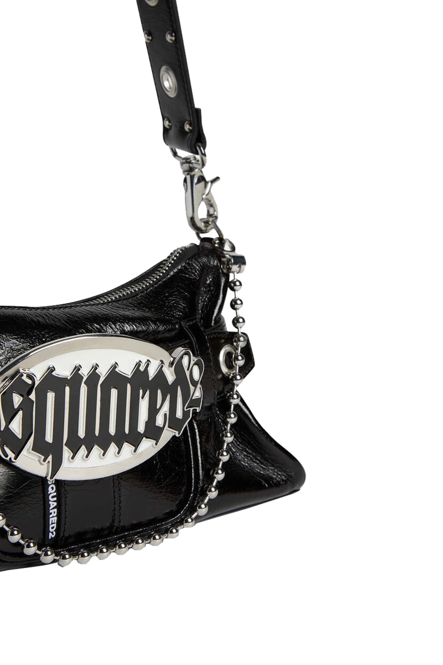 Shop Dsquared2 Gothic Shoulder Bag In Black
