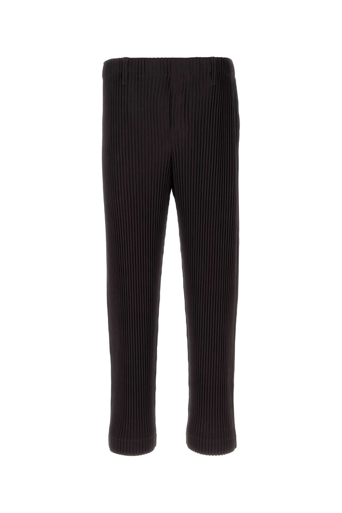 Homme Plissé Issey Miyake Aubergine Polyester Pant