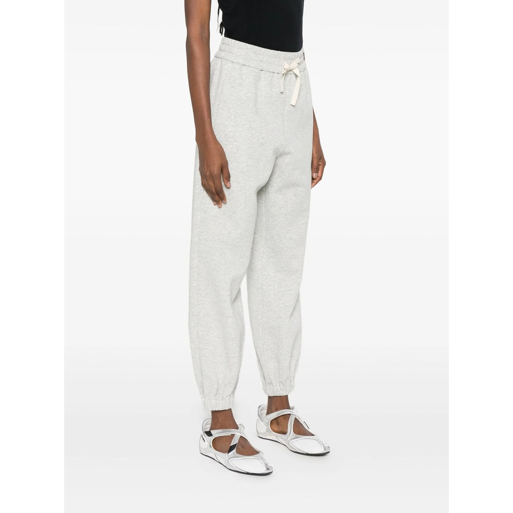 Co Drawstring-waist Pants In Gray