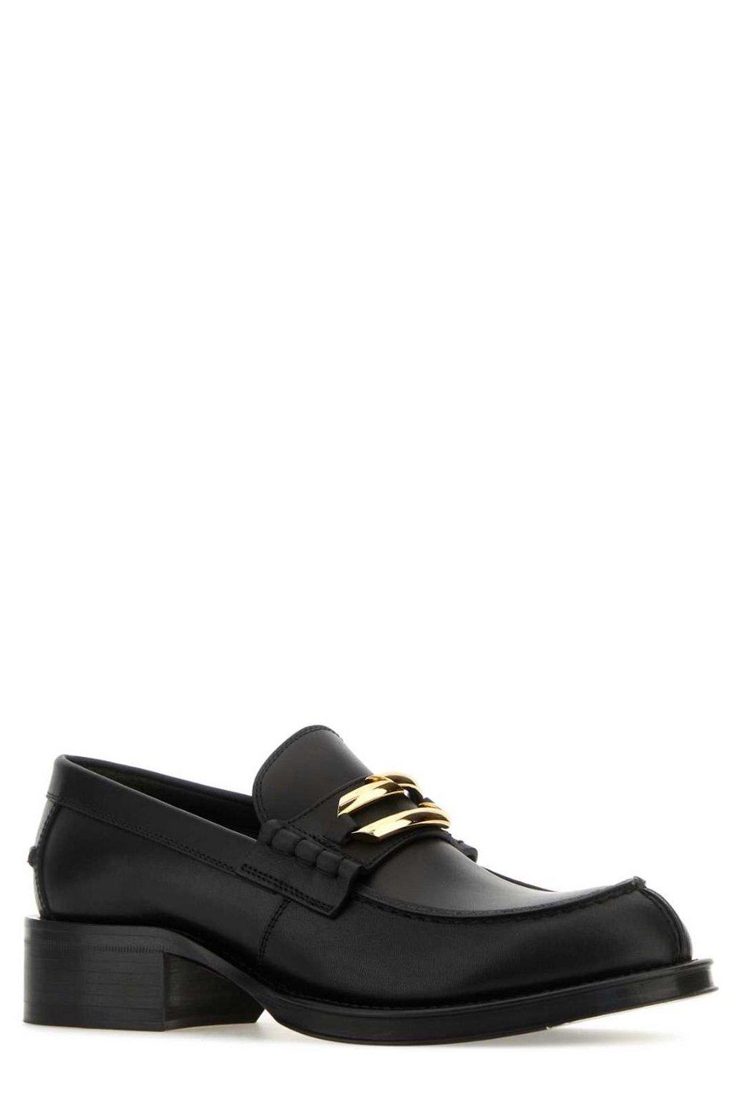 Shop Lanvin Medley Slip-on Loafers In Black