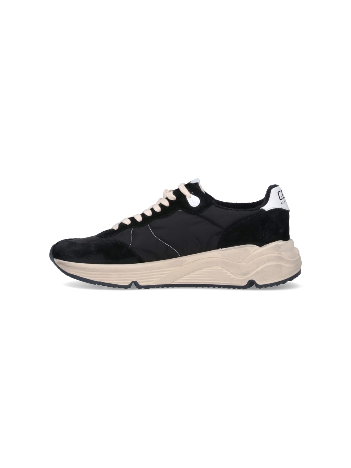 Golden Goose Running Sole Sneakers In Black