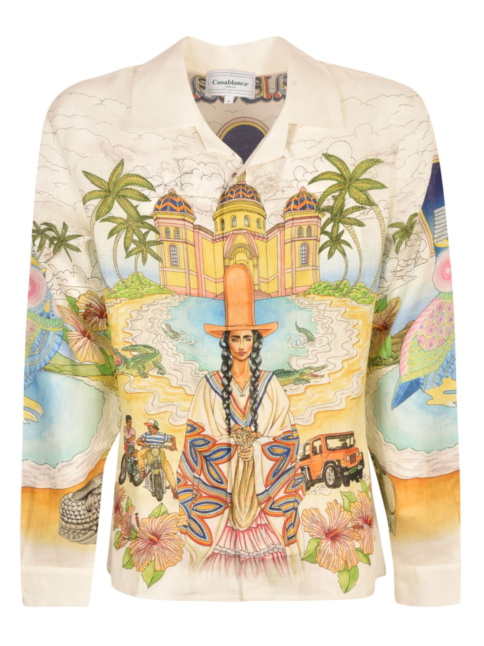 Casablanca Spirit Lake Cuban Collar Shirt