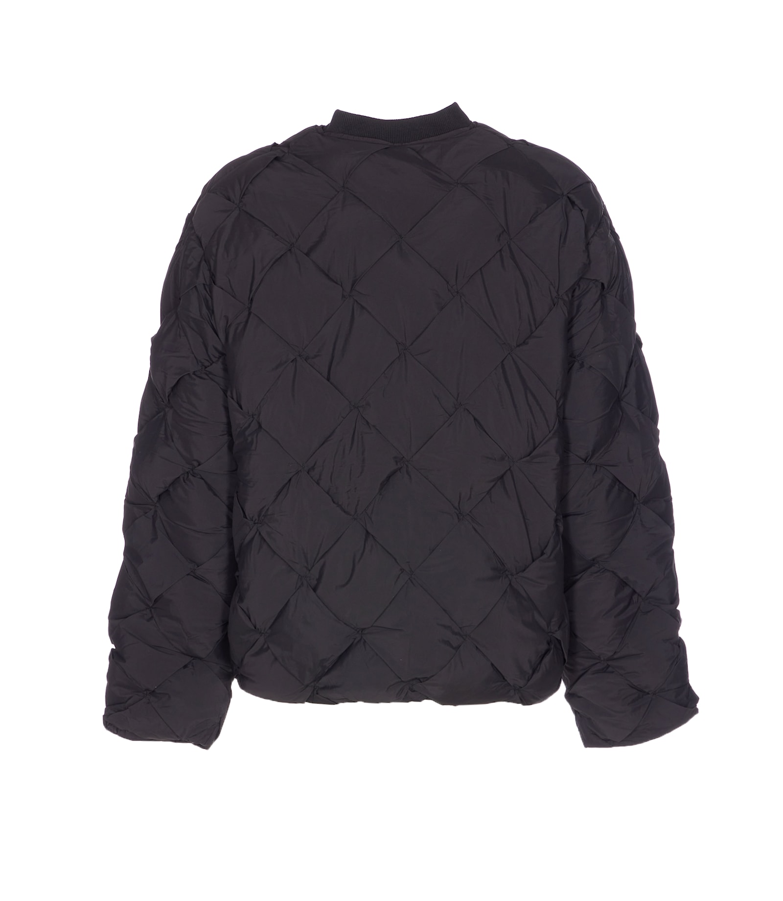 Represent Mens Jet Black Pillow Quilted Puffer Jacket Xl In Black