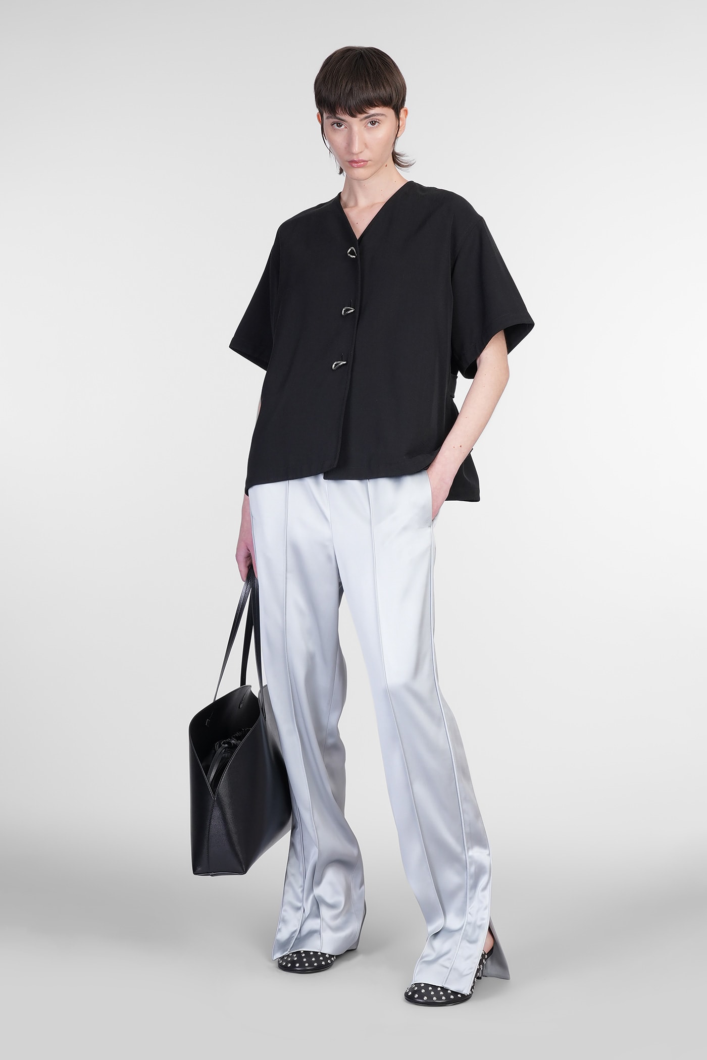 Jil Sander Pants In Grey Viscose