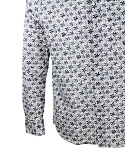 Sonrisa Shirt In Bianco - Grigio