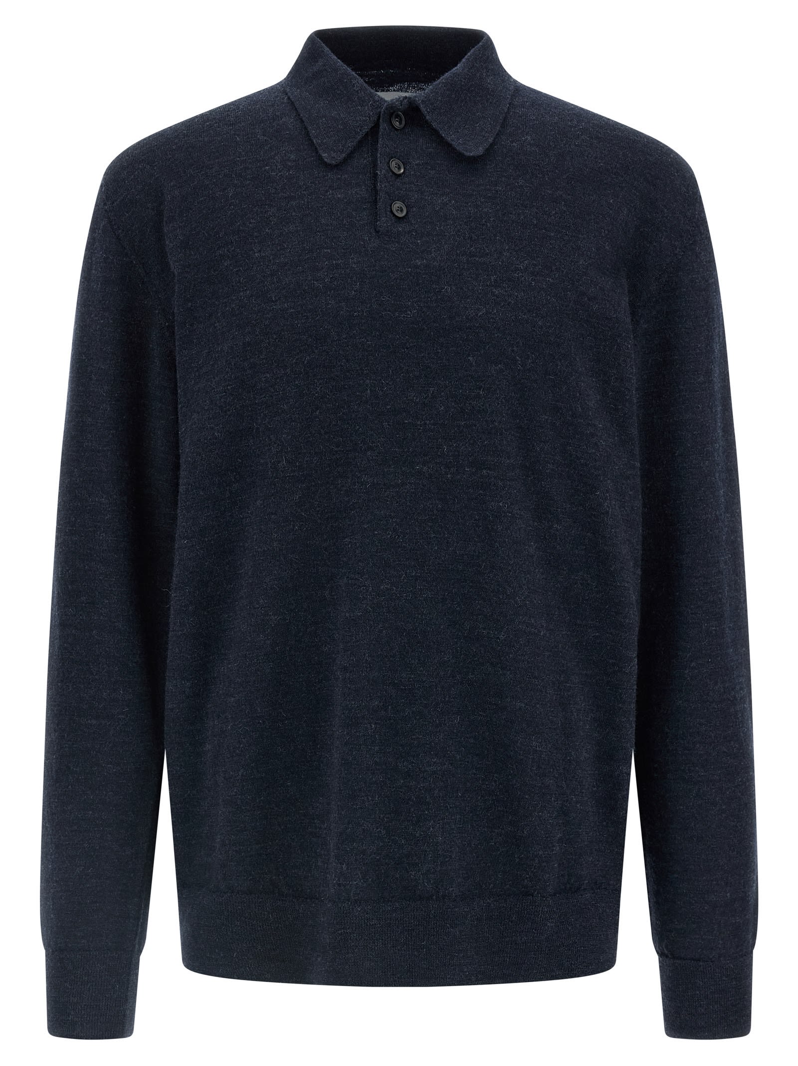 Suede Patch Polo Shirt